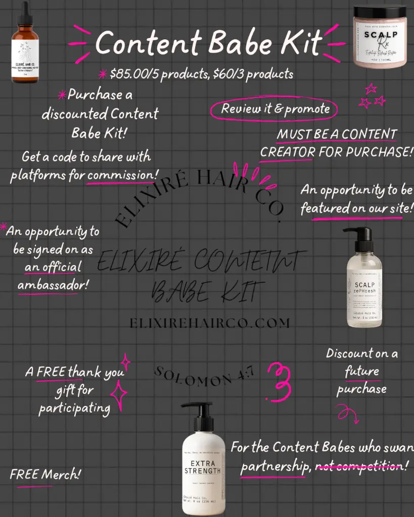 CONTENT BABE KIT: MUST BE A CONTENT CREATOR