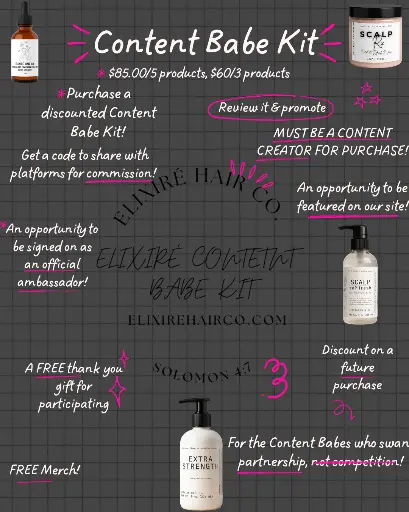 CONTENT BABE KIT: MUST BE A CONTENT CREATOR